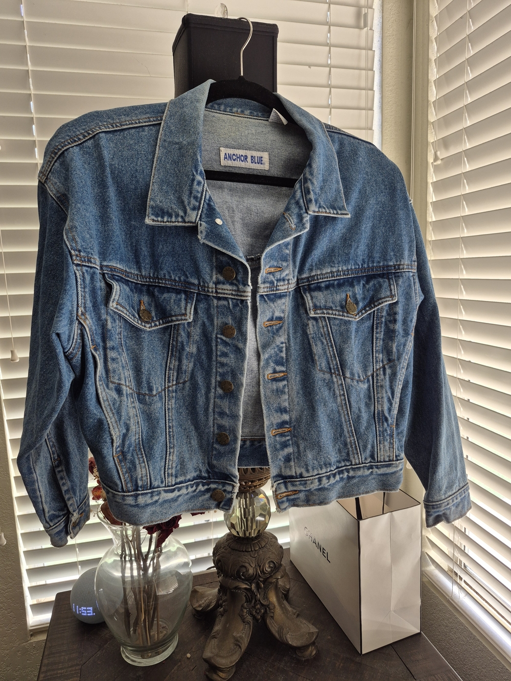 💕VTG Anchor Blue Women's Blue Denim Jacket💕